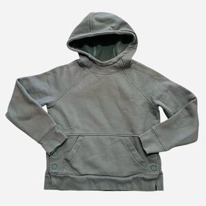 Athleta Girl L(12) hooded sweatshirt side snap pocket